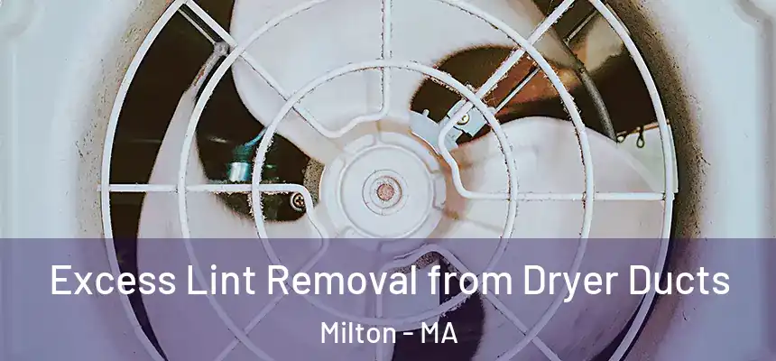  Excess Lint Removal from Dryer Ducts Milton - MA